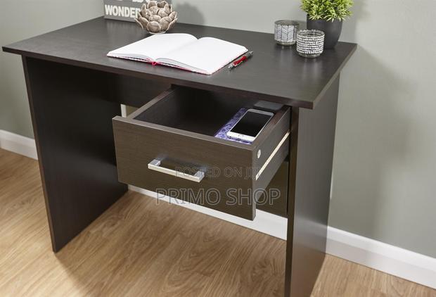 Computer Work Desk With Lockable Drawer -100cm X 60cm - thumbnail 4