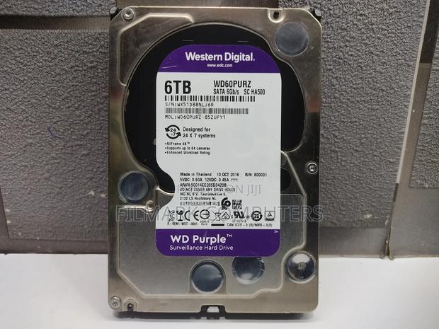 Western Digital Purple Surveillance 6TB Desktop SATA 6gbps