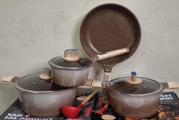 BMN 9pc Granite Cookware Set - thumbnail 4