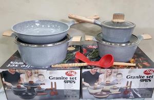 BMN 9pc Granite Cookware Set - thumbnail 2