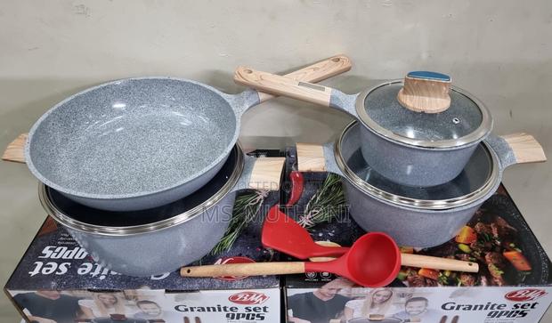 BMN 9pc Granite Cookware Set - thumbnail 5