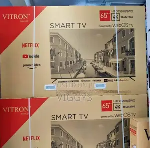 New 4 K Vitron 65 Inch Webos Smart Tv S-6