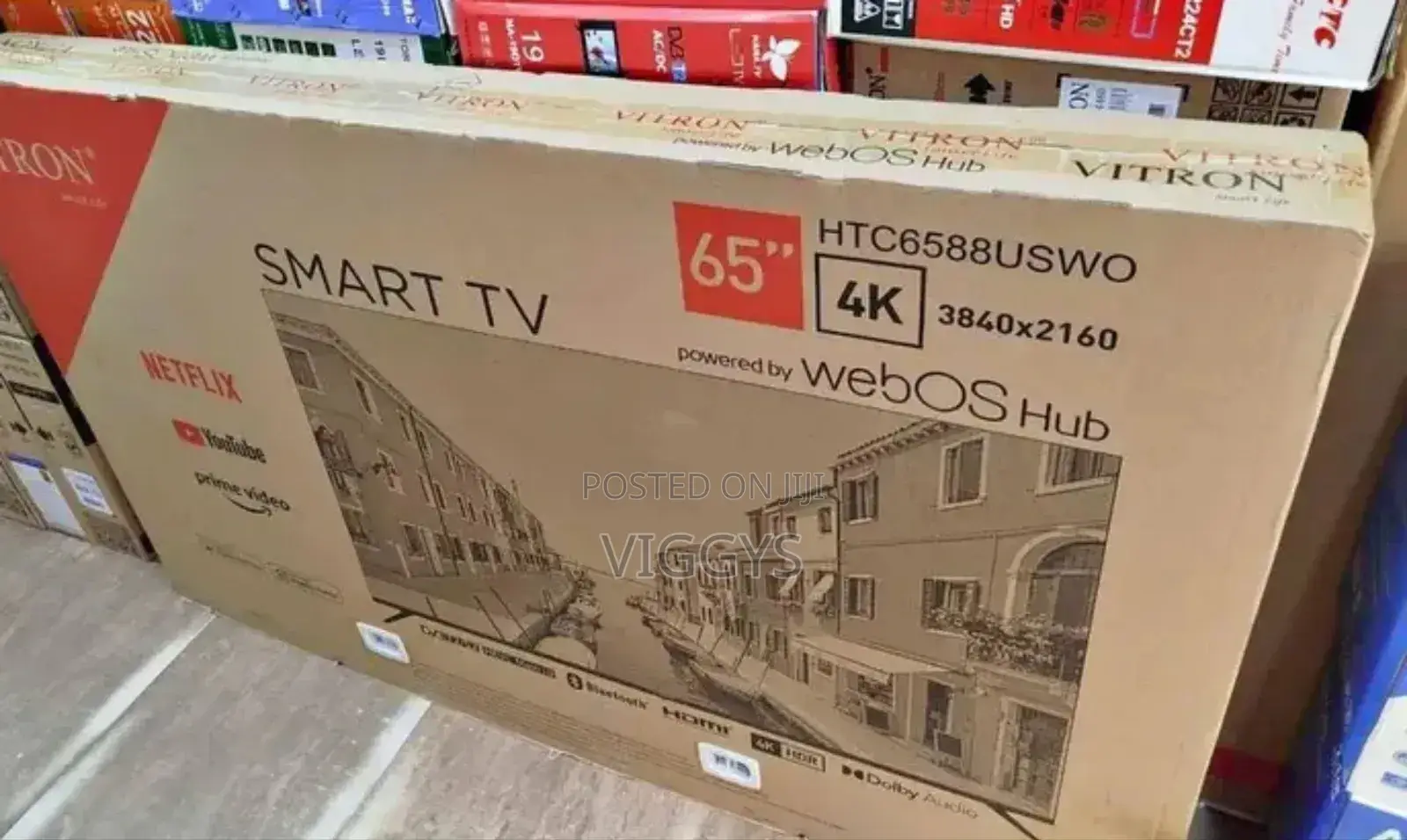 New 4 K Vitron 65 Inch Webos Smart Tv S-6