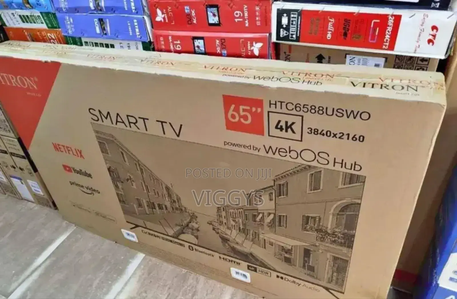 Good Working 4 K Vitron 65 Inch Webos Smart Tv v-8