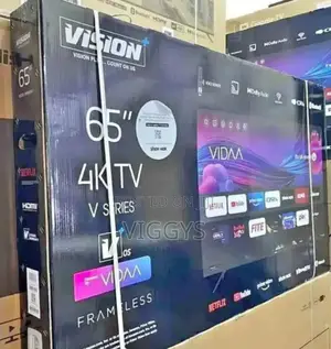 65 Inch 4 K Vision Smart TV Frameless v-1