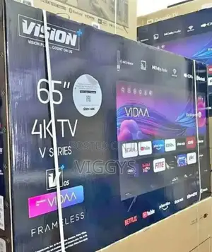 65 Inch 4 K Vision Smart TV Frameless v-1