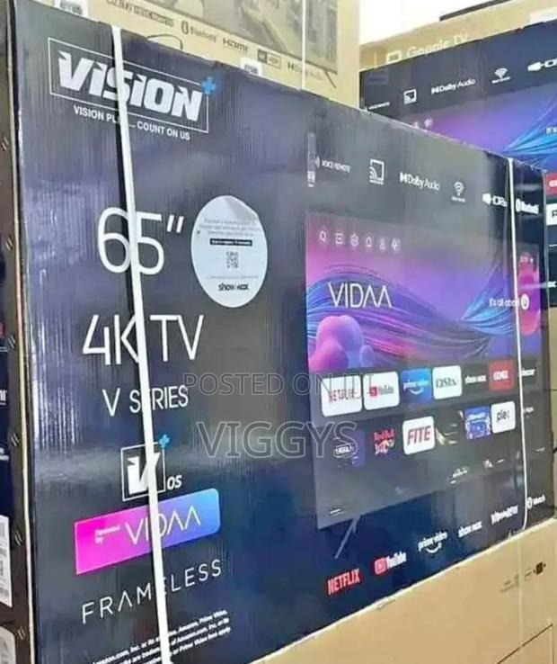 65 Inch 4 K Vision Smart TV Frameless v-1 - thumbnail 2