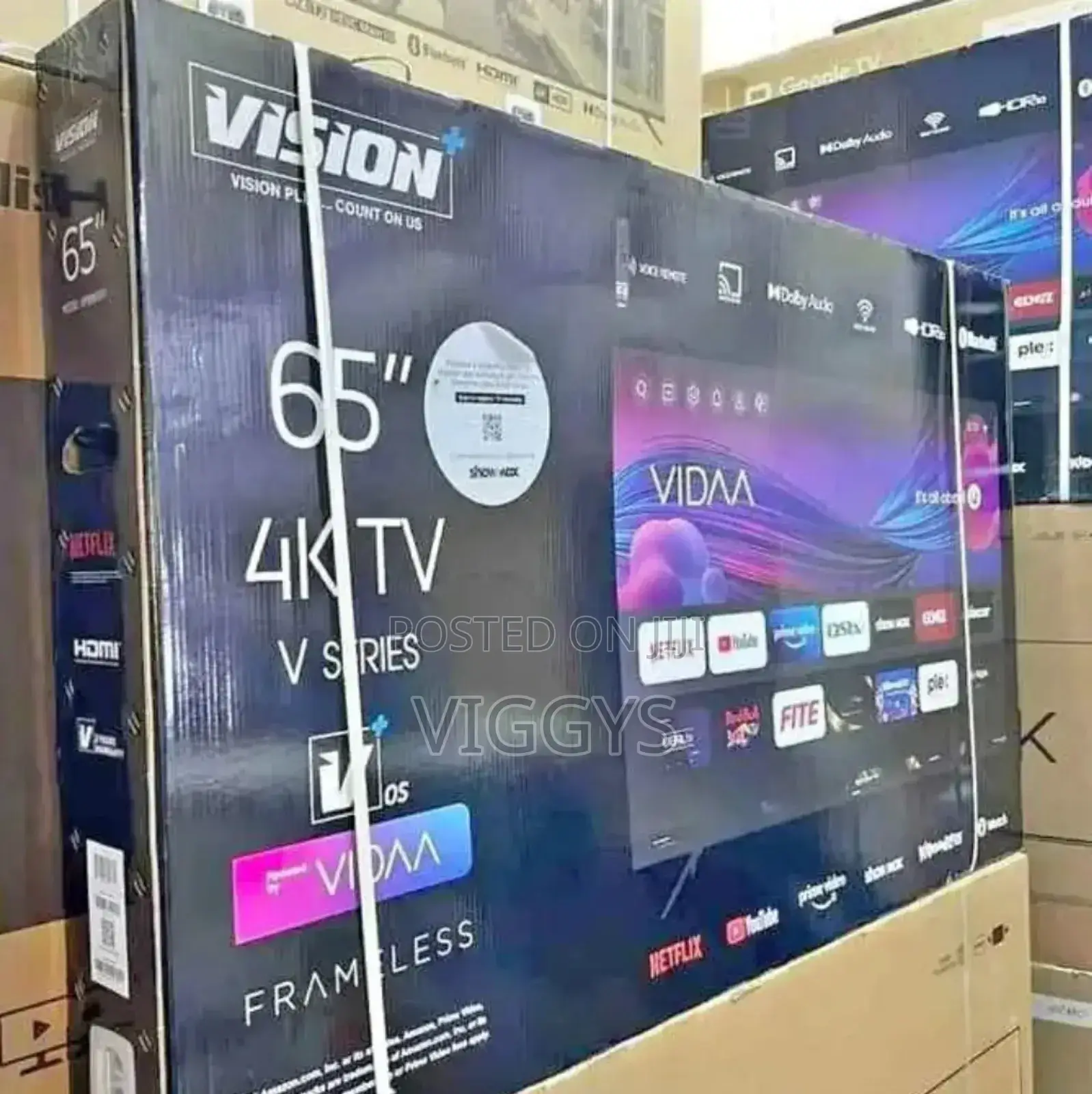 Brand New 65 Inch 4 K Vision Smart Tv T-1