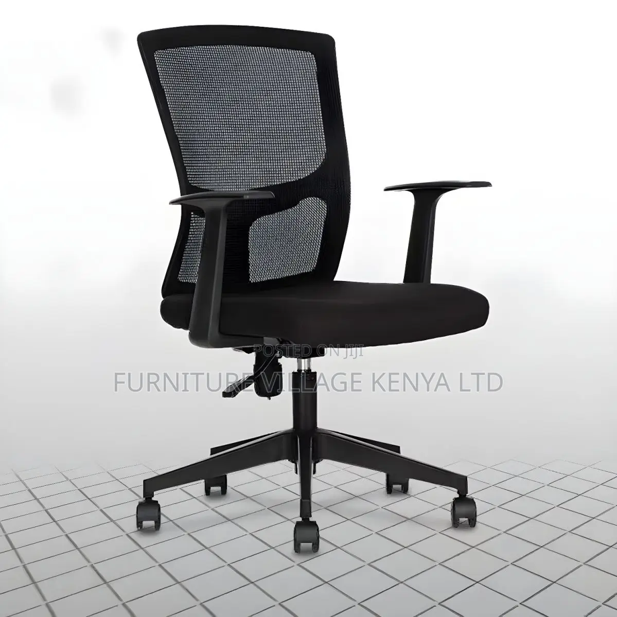 Office Seat -Modern Mesh Task Chair With Adjustable Seat