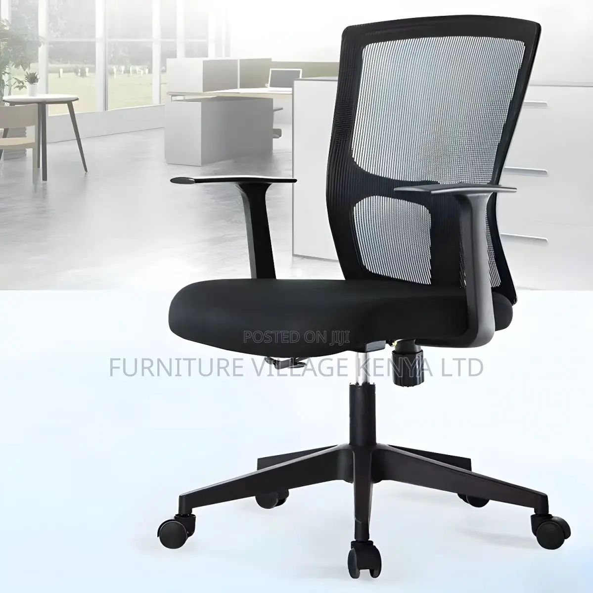 Office Seat -Modern Mesh Task Chair With Adjustable Seat