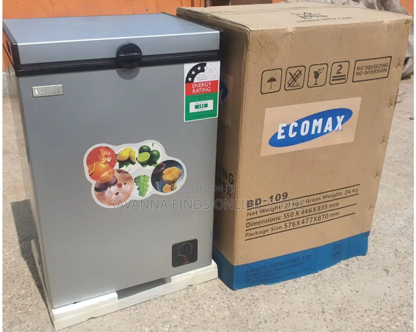 109l Chest Freezer BD109 in Nairobi Central Kitchen