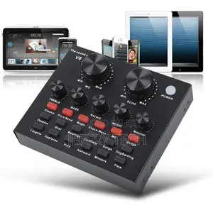 V8-live Sound Card, USB External V8 Karaoke Recording Mobile