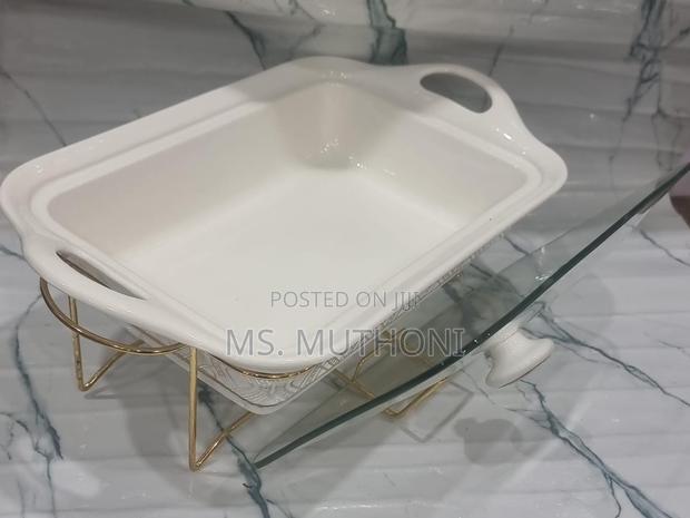 Elegant 2litre Ceramic Casserole Chaffing Dish + Ceramic - thumbnail 10