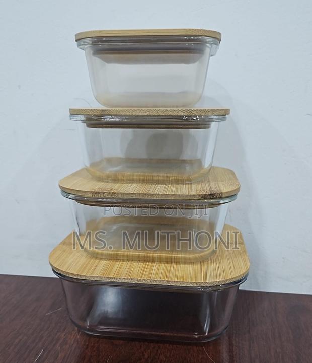 4in1 Lock Fresh Heavy Glass Food Storage Containers - thumbnail 6