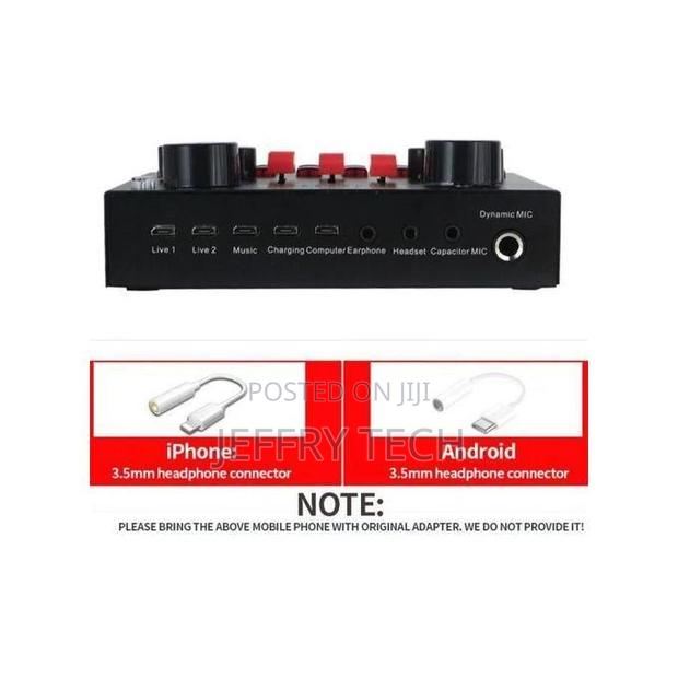V8S Bluetooth USB External Sound Card Headset Microphone Web - thumbnail 4