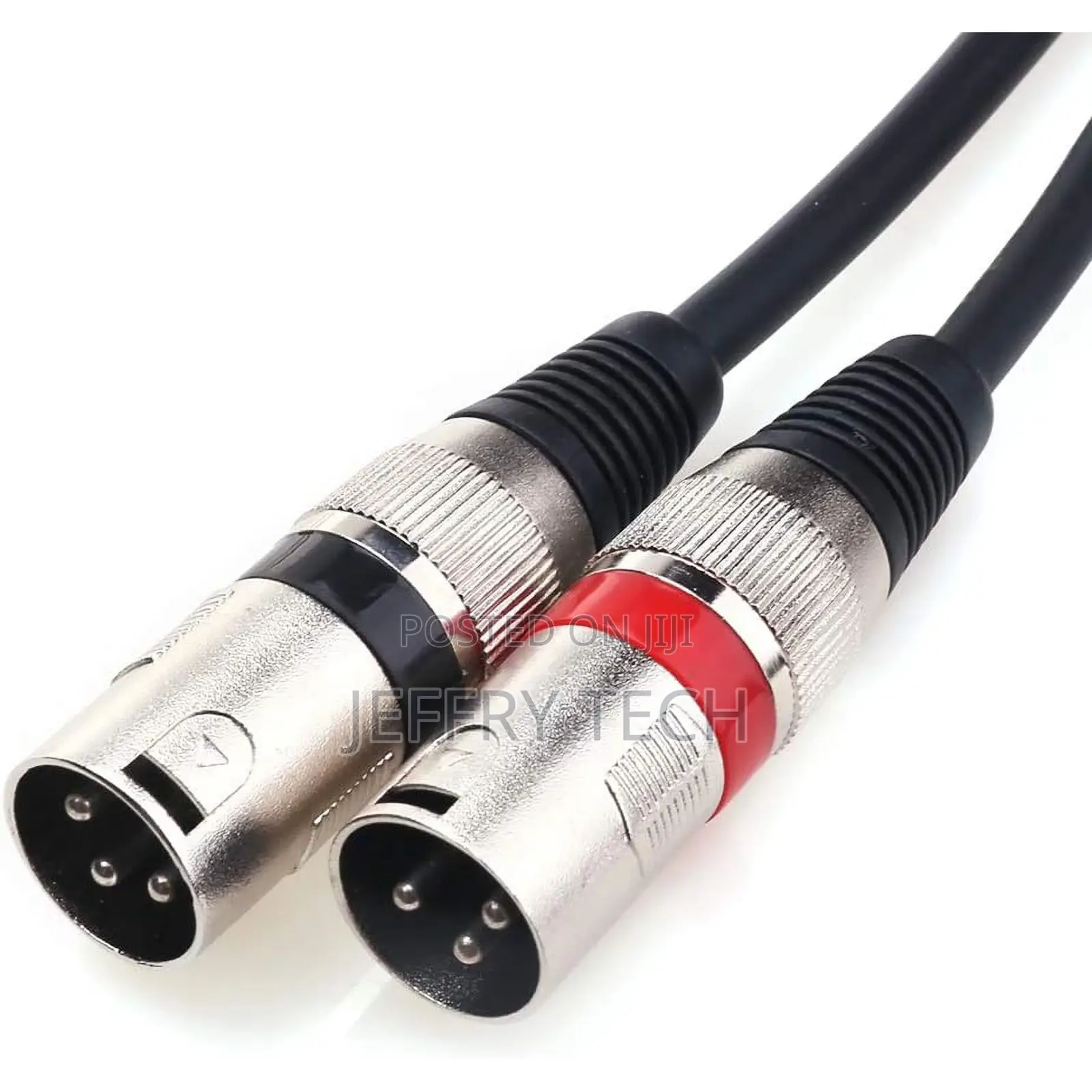 1/4 TRS to Dual XLR Male Y-Splitter Stereo Breakout Cable 1/