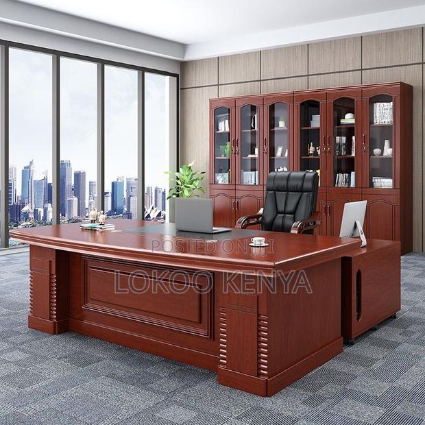 Office Desk;1.8 Meters L-Shaped Executive Desk - thumbnail 2