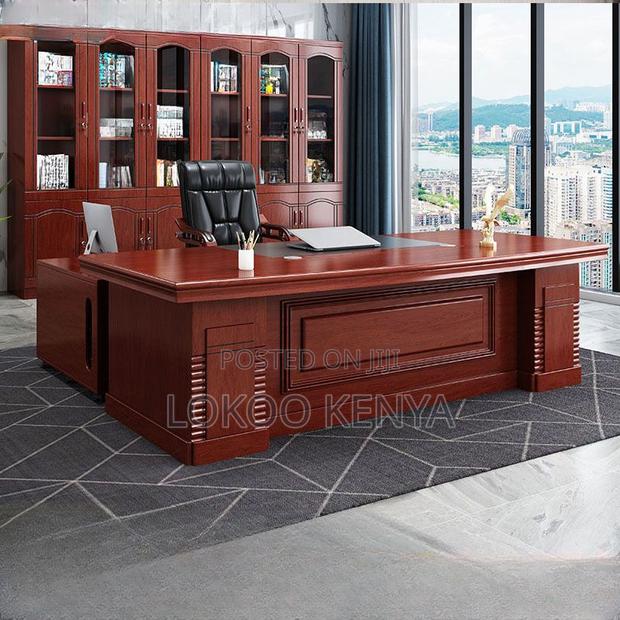 Office Desk;1.8 Meters L-Shaped Executive Desk - thumbnail 3