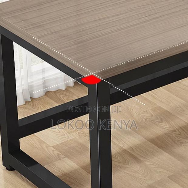 Office Desk; Modern Brown 120cm Writing Desk - thumbnail 4