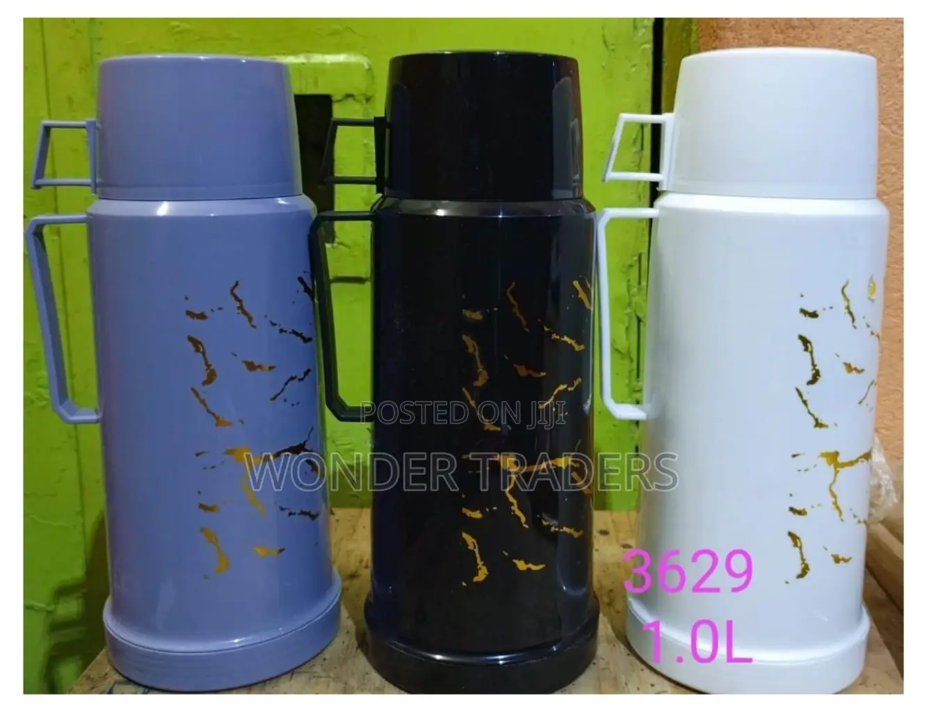 1L Marble Flask , Vaccum Marble Flask