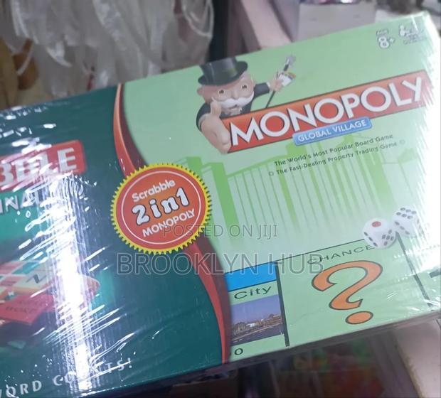 2 in 1 Scrabble and Monopoly - thumbnail 2