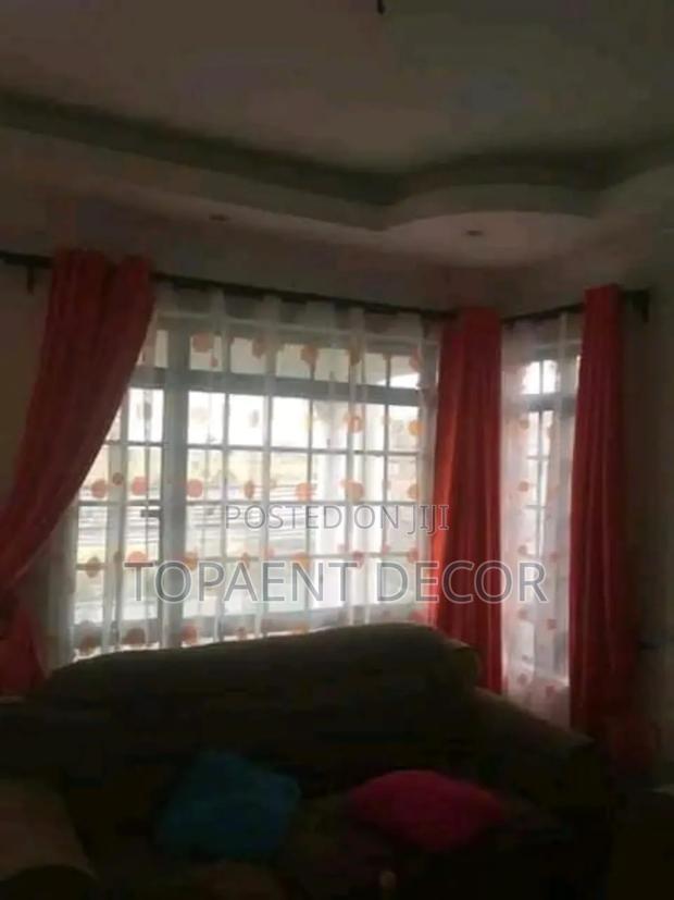 Orange Window Curtains and Orange Themed Sheers - main view