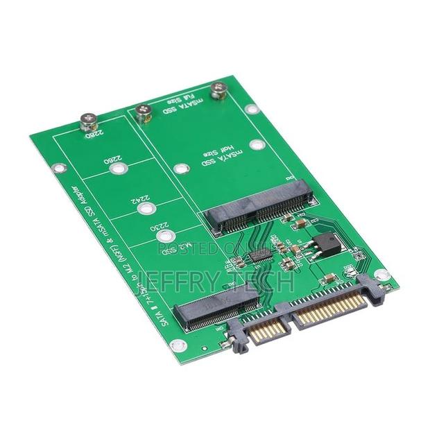 M.2 NGFF to Sata Adapter Card Msata SSD to Sata Iii Converte - thumbnail 2