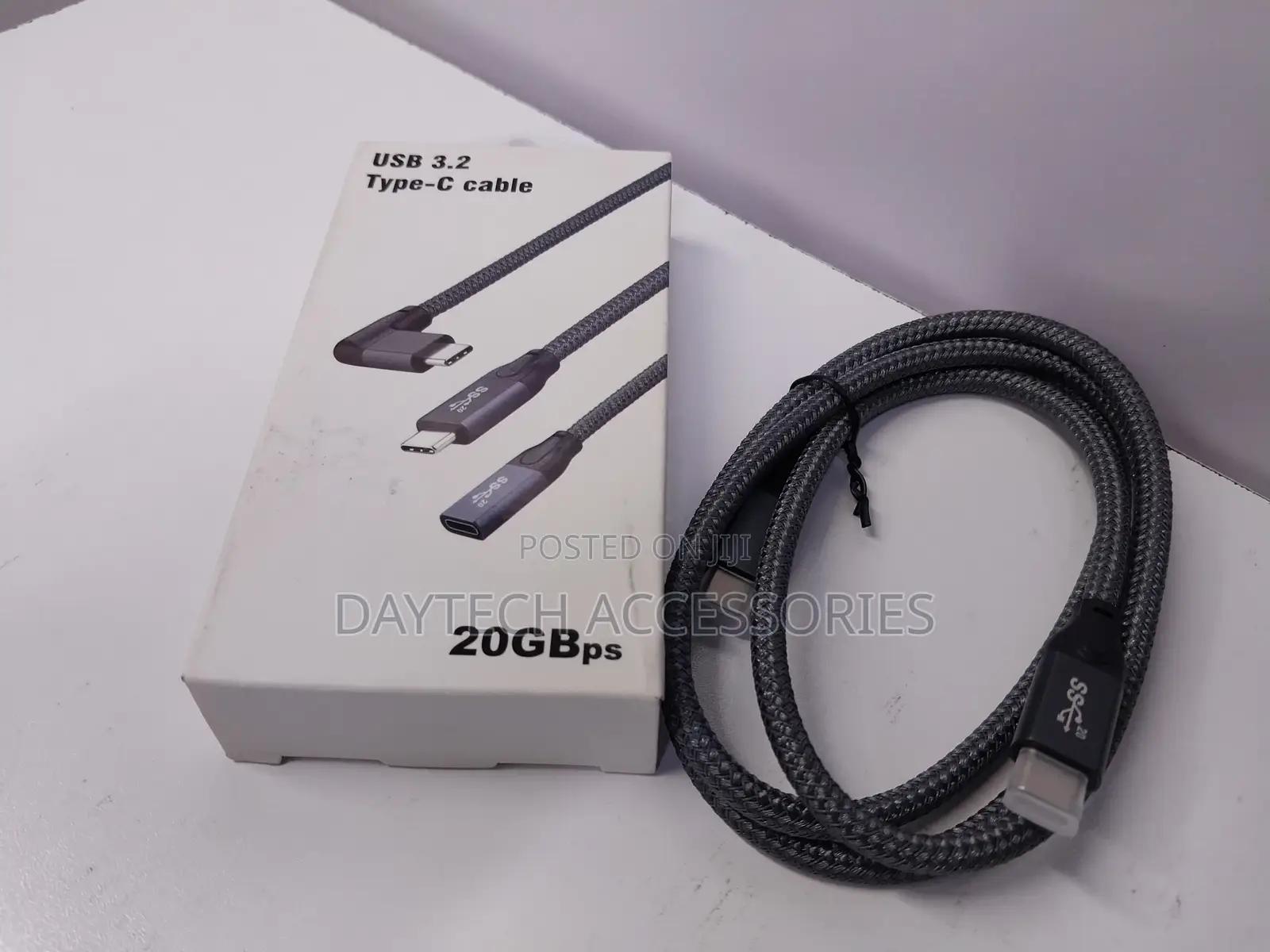 Usb 3.2 Data Cable Type-C to Type-C Pd100w 20gbps