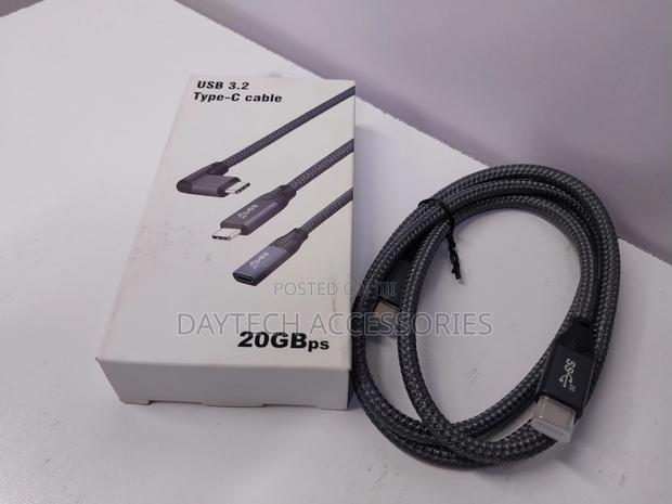 Usb 3.2 Data Cable Type-C to Type-C Pd100w 20gbps