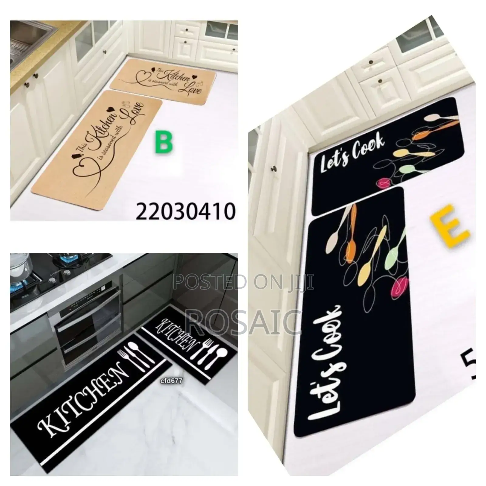 Kitchen Mat 2set Mat