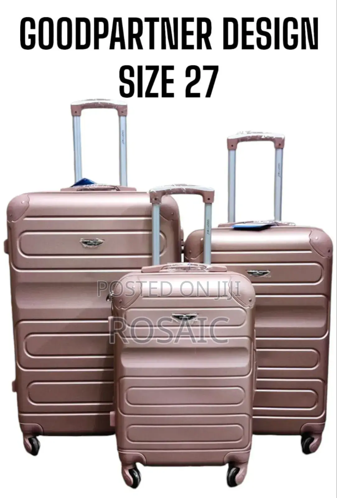 3 in 1 Suitcase Fibre Suitcase