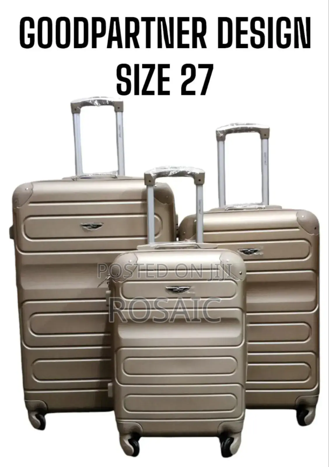 3 in 1 Suitcase Fibre Suitcase