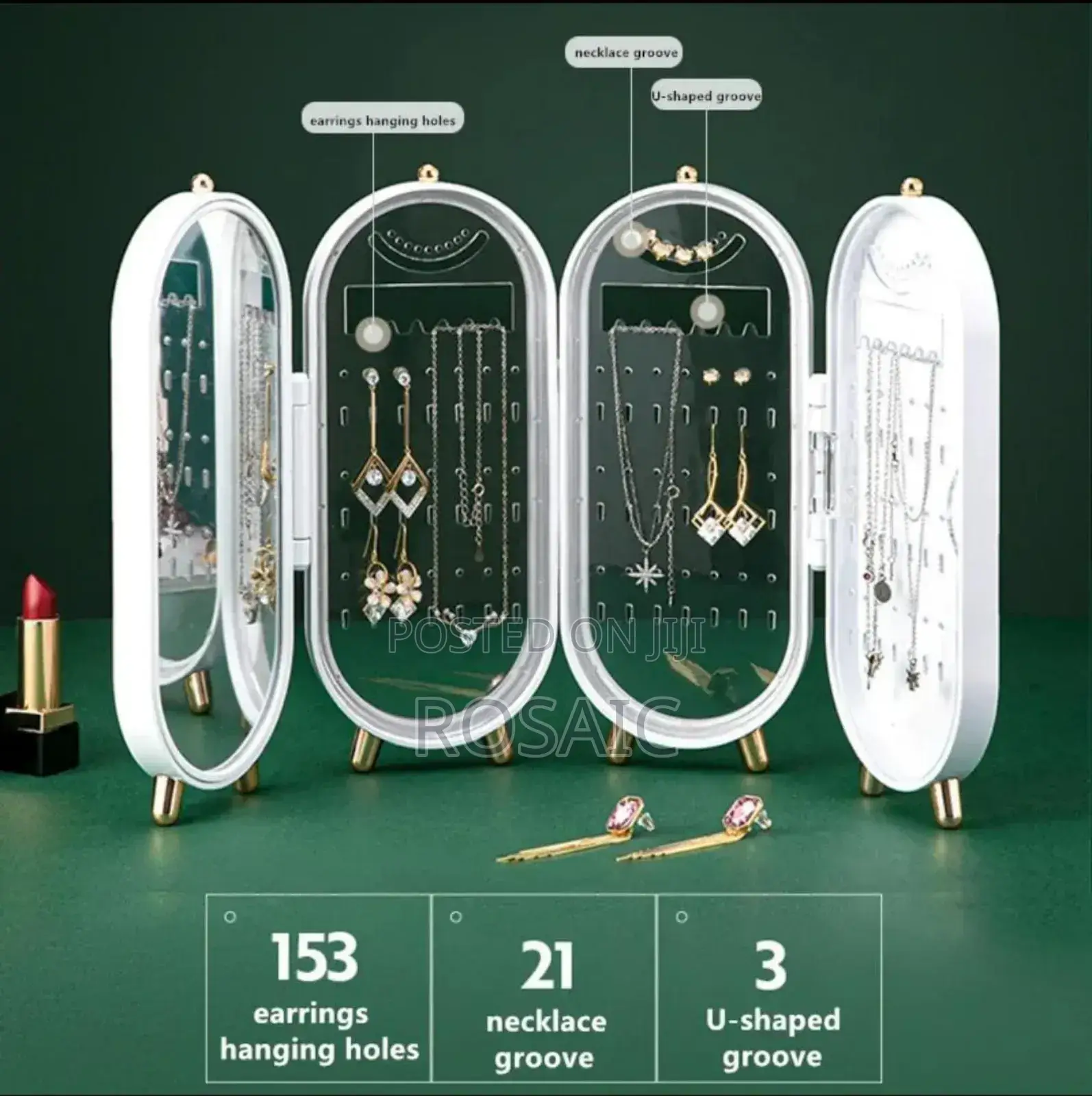 *Foldable Unique Exquisite Vintage Retro Jewelry Displays
