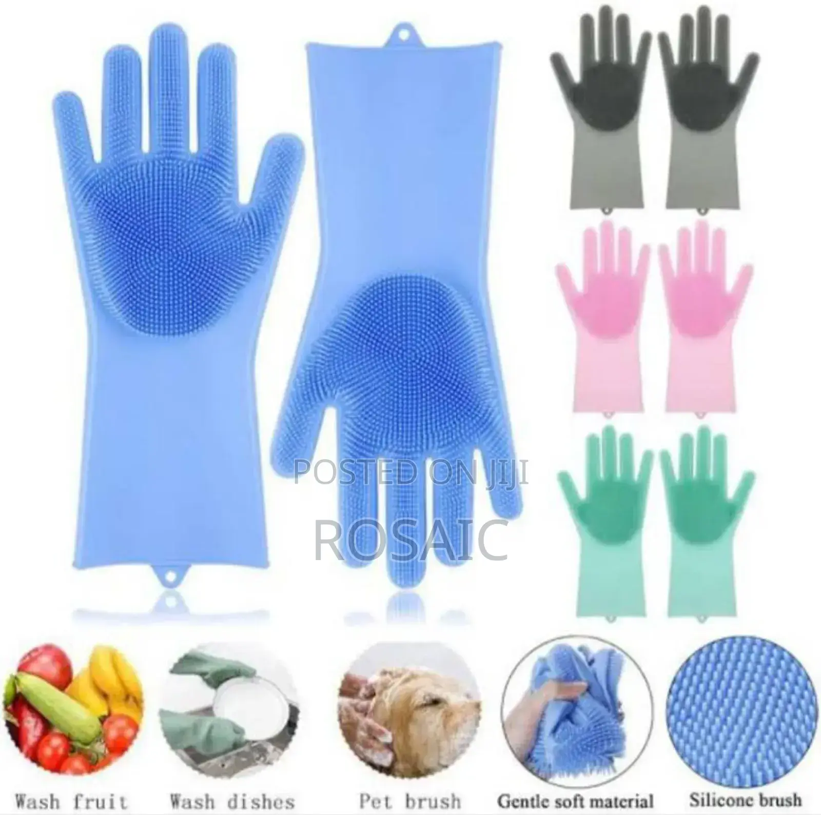 *Silicone Washing Gloves*