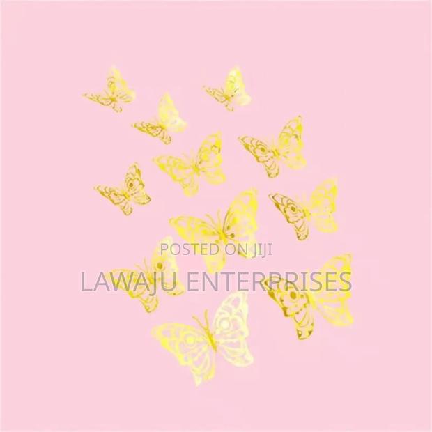 12pc Suncatcher Crystal Butterfly Stickers