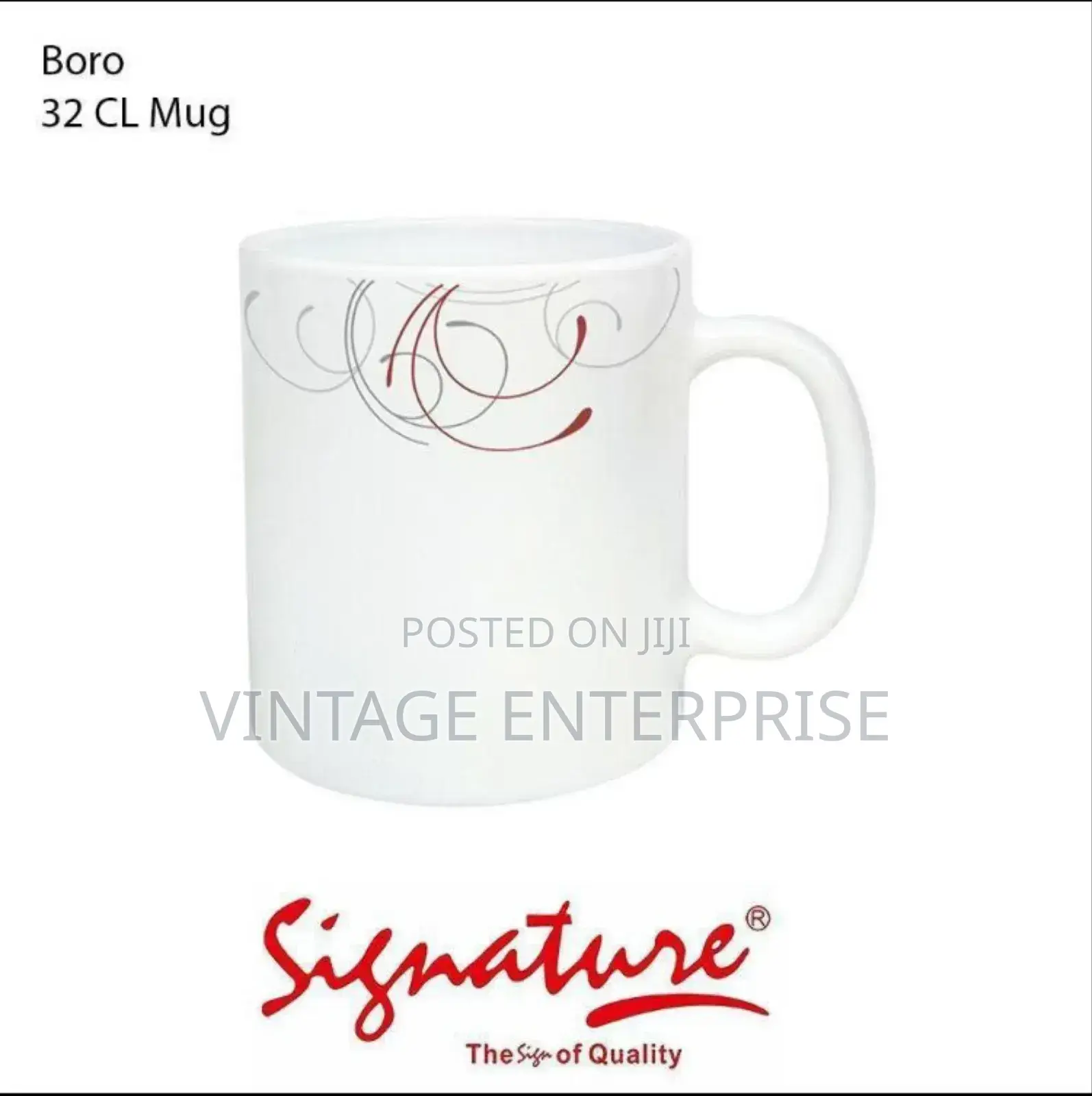 Set of 6 Signature Mugs