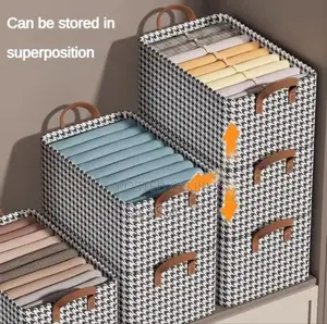 Fabric Storage Box Portable Wardrobe Layered Storage Box R
