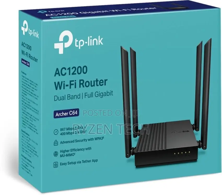Tp-Link Archer Tp-Link Archer C64 Ac 1200 W 1200 Wifi Router