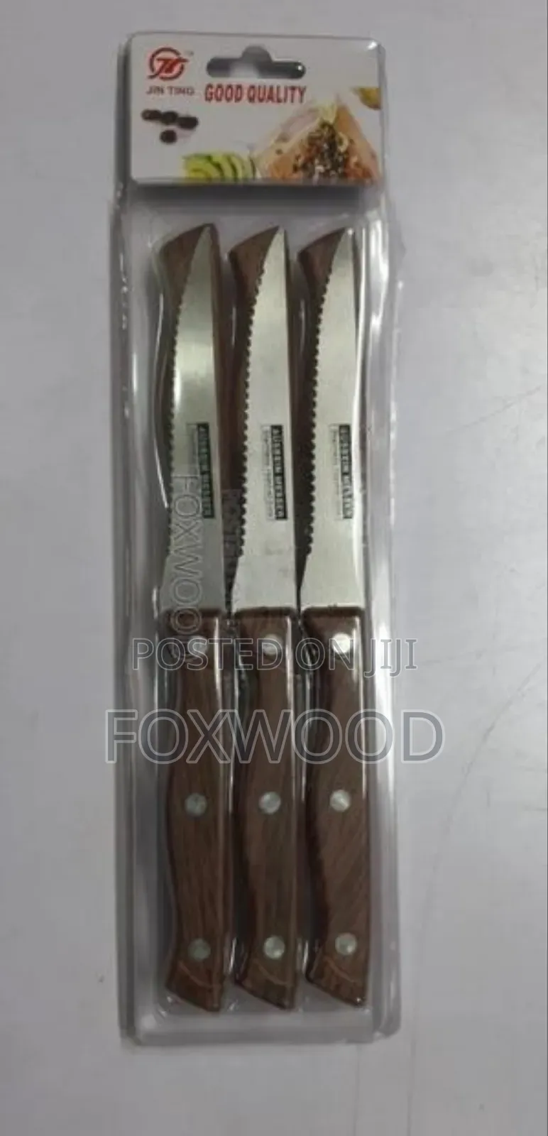 Stainless Steel Serrated Steak Knife 6pcs