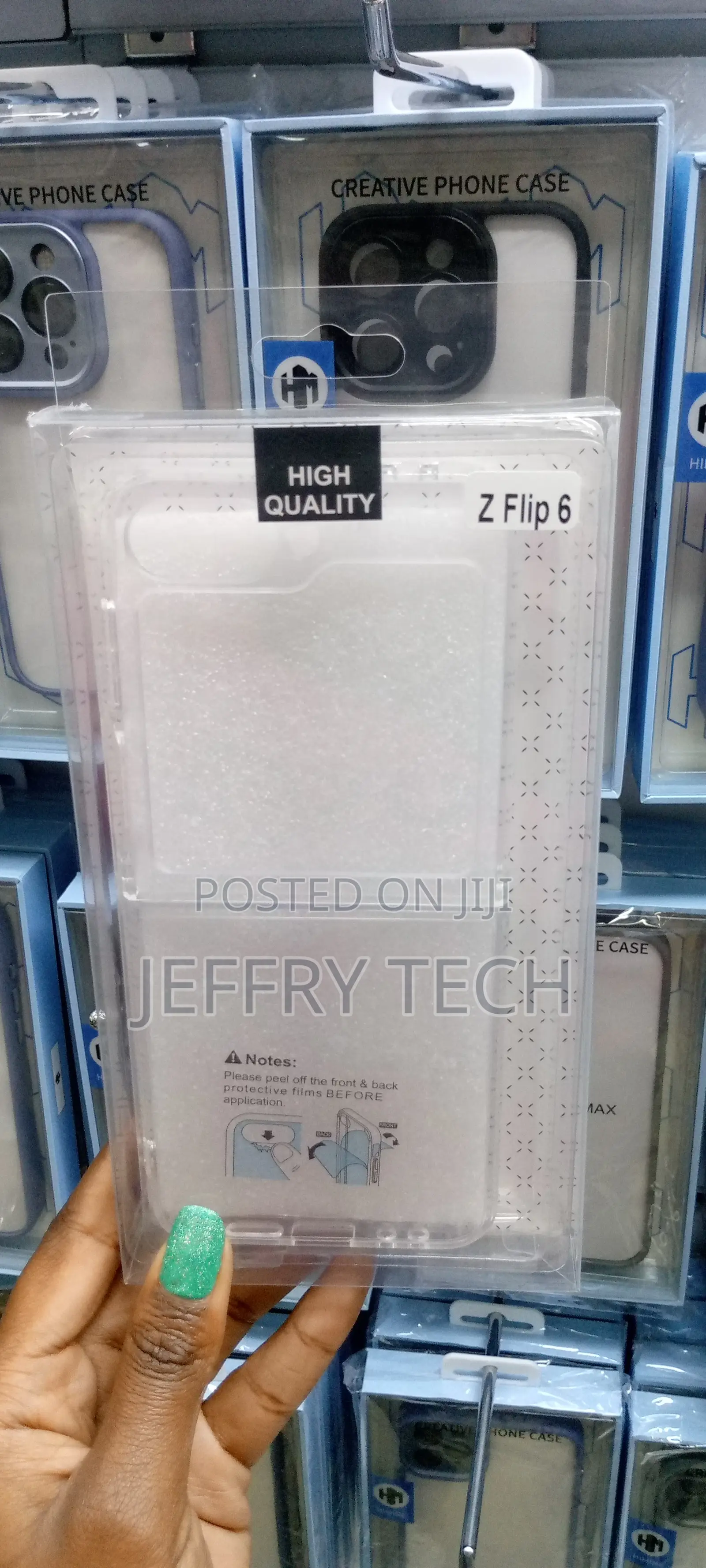 Samsung Galaxy Z Flip 6 Transparent Case