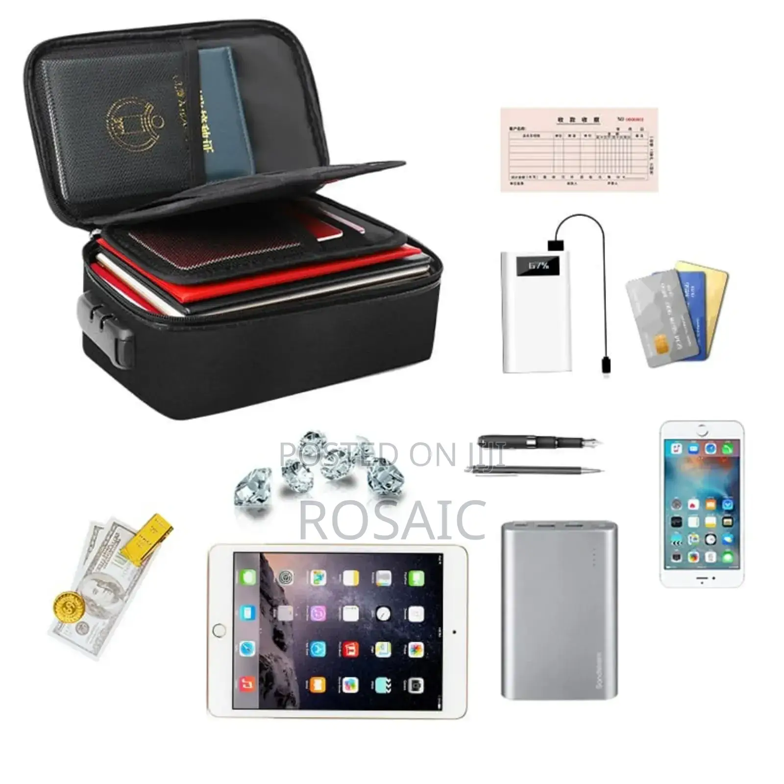 Fireproof/Water Resistant Documents Organizer
