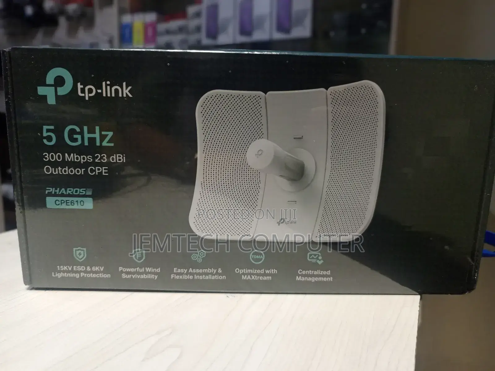 Tp-Link 5ghz 300mbps 23dbi Outdoor CPE - TL-CPE610*TL-CPE610