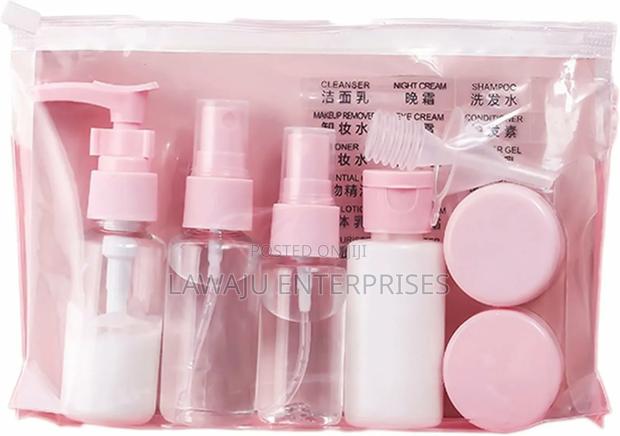 10pc Travel Cosmetic Storage Set - main view