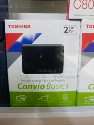 Toshiba 2tb Canvio Basics 2TB Portable Hard Drive - Black - thumbnail 2
