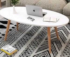 Shee Oval White Coffee Table