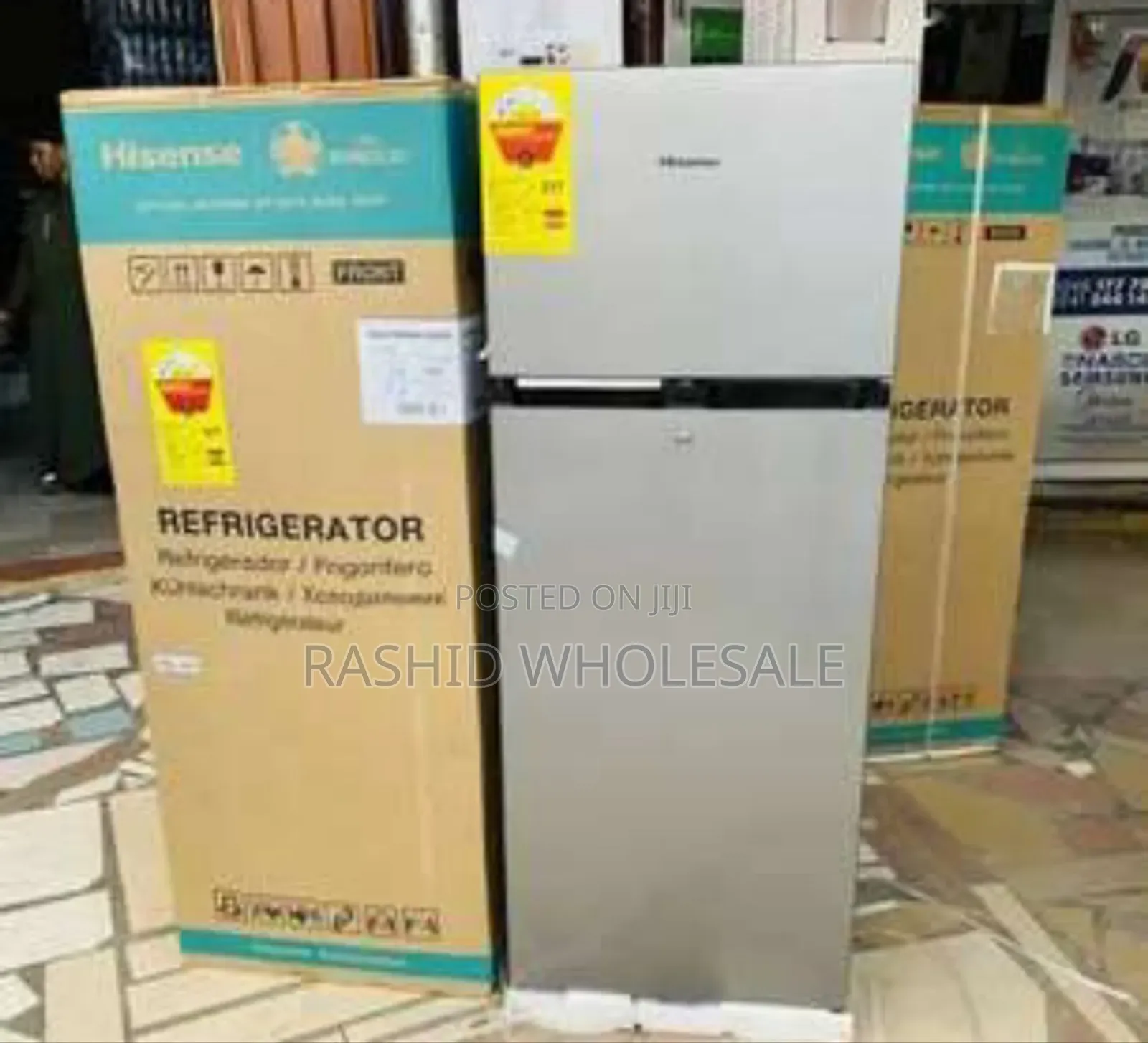 Hisense* New Brand Refrigerator. 205l