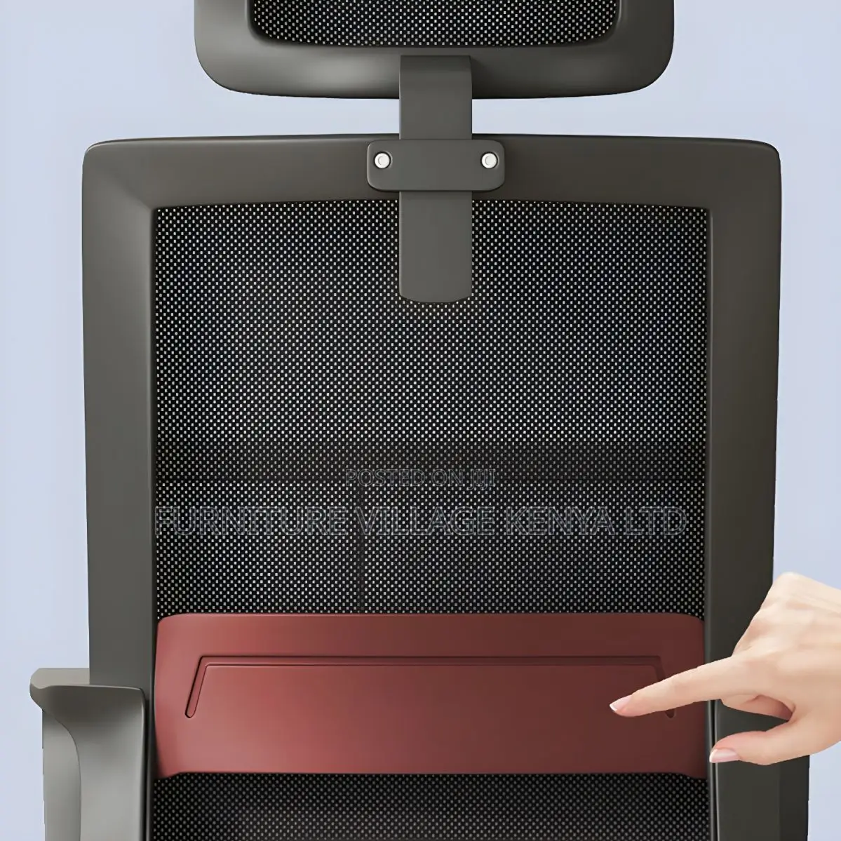 Ergonomic Modern Swivel Task Chair in Black Mesh