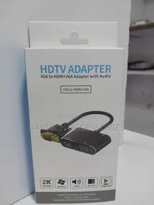 Vga to Hdmi Compatible Adapter Vga Splitter With 3.5mm Audio