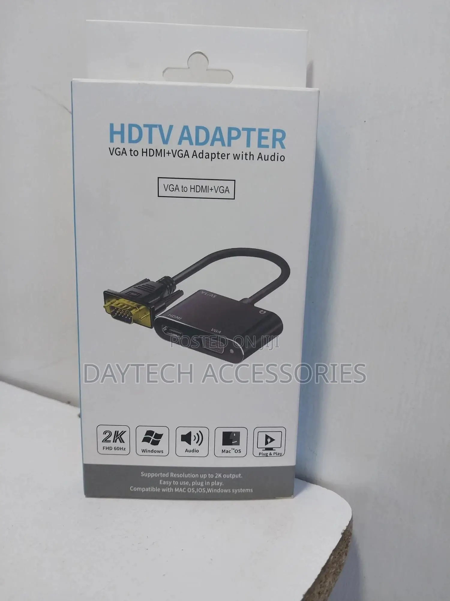 Vga to Hdmi Vga Adapter Dual Display 1080p Converter Splitte