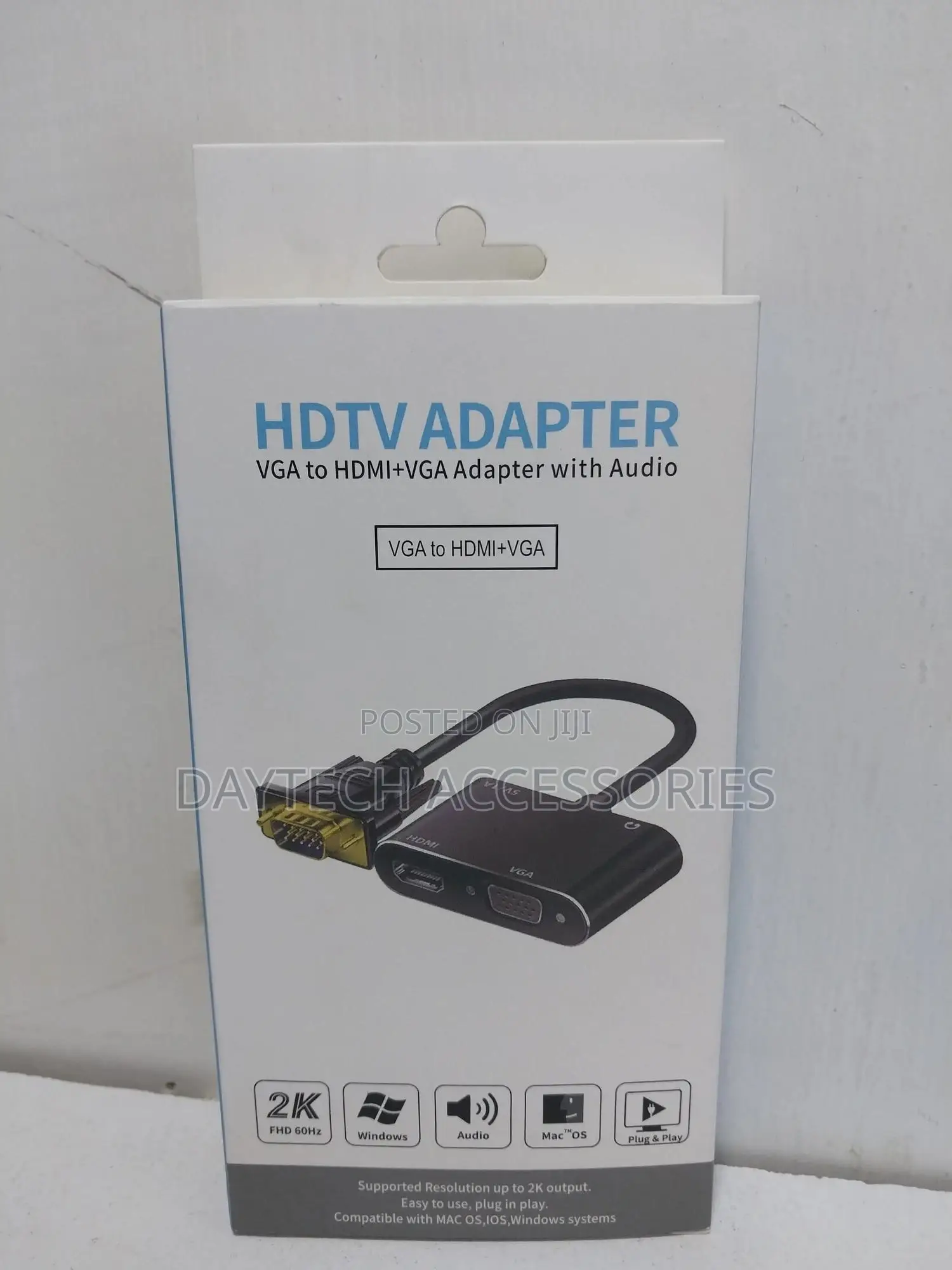 Vga to Hdmi Vga Adapter Dual Display 1080p Converter Splitte